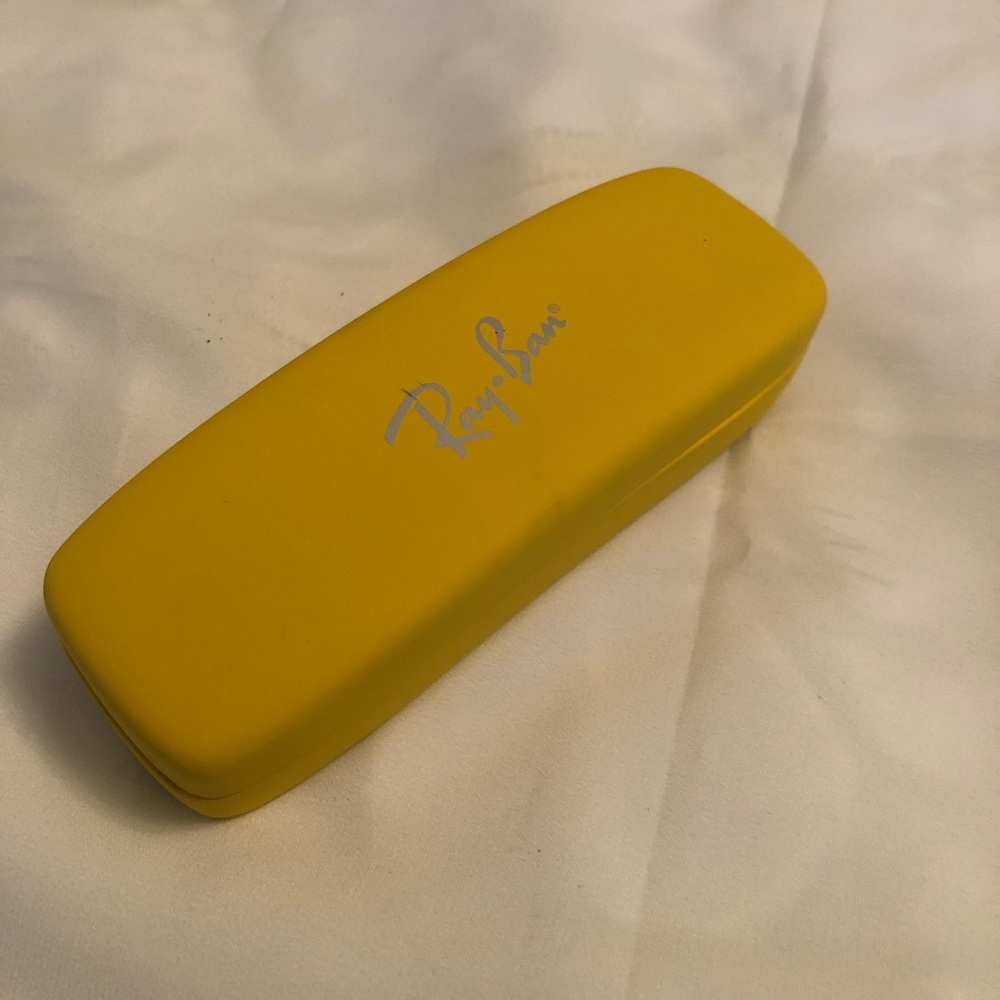 Ray-Ban Yellow Glasses Case for kids